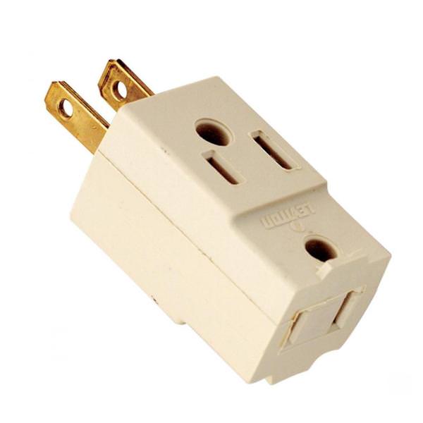 Polarized Ivory Triple Cube Tap