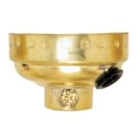 Satco 1/8 IP Gold Brite Gilt Aluminum Cap With Paper Liner