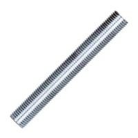 Satco 3.8" 1/4 IP Zinc Plated Silver Steel Nipple
