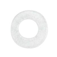 Satco 0.6" White 1/8 IP Felt Washer