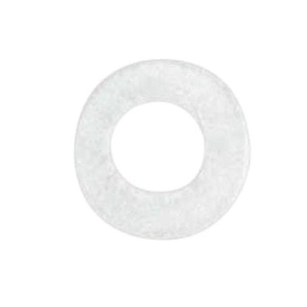 0.8" 1/8 IP White Felt Washer