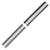 Satco 5.8" Zinc Plated Silver Steel Nipple