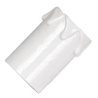 Satco 2" White Plastic Drip Candle Cover