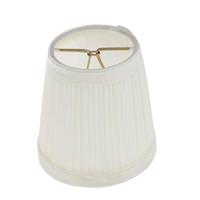 Satco Beige Round Clip On Shade