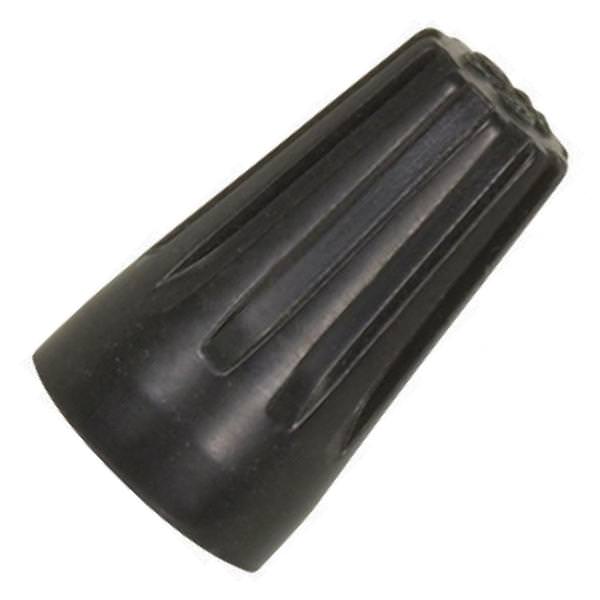 Black Wire Connector with Spring Insertss
