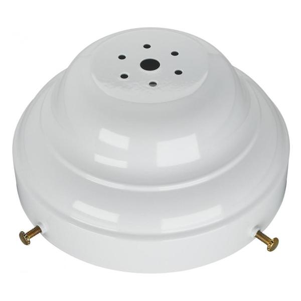 6" Glass Holder White Finish