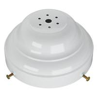 Satco 6" Glass Holder White Finish