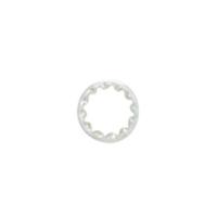 Satco Zinc Plated 8/32 Slip Silver Toothwasher