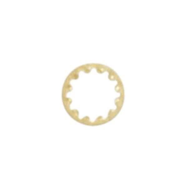 1/4 IP Brass Plated Toothwasher