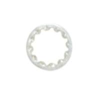 Satco 3/8 IP Zinc Plated Silver Toothwasher
