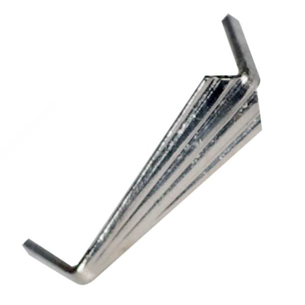 0.4" Large Silver Bow-Tie Clip