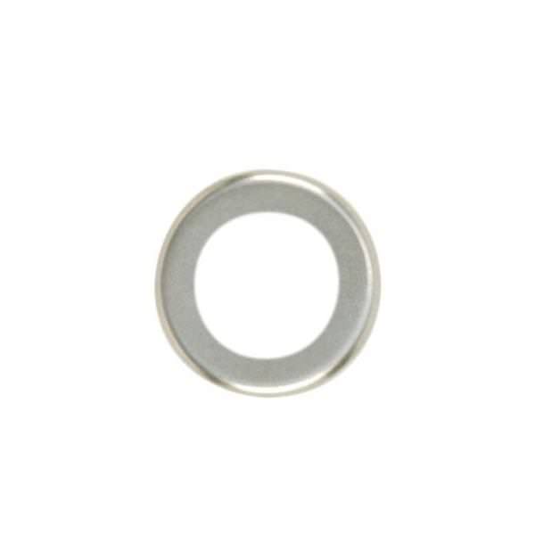 2" Curled Edge 1/4 IP Nickel Plated Steel