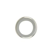 Satco 2" Curled Edge 1/4 IP Nickel Plated Steel