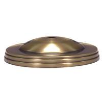Satco 5" Antique Brass Smooth Canopy Kit