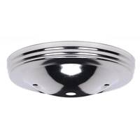 Satco 5" Polished Nickel Smooth Canopy Kit
