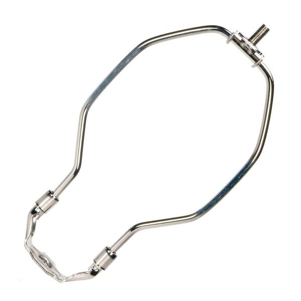 7" 1/4-27 Thread Polished Nickel Steel Heavy Duty Harp