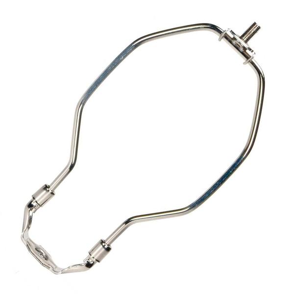 8" 1/4-27 Thread Polished Nickel Steel Heavy Duty Harp