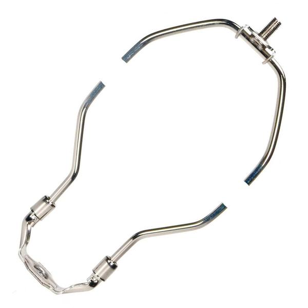 9" Polished Nickel Steel Heavy Duty Harp