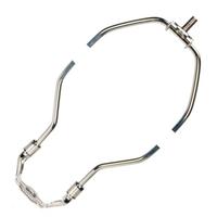 Satco 7.5" 1/4-27 Thread Polished Nickel Heavy Duty Harp