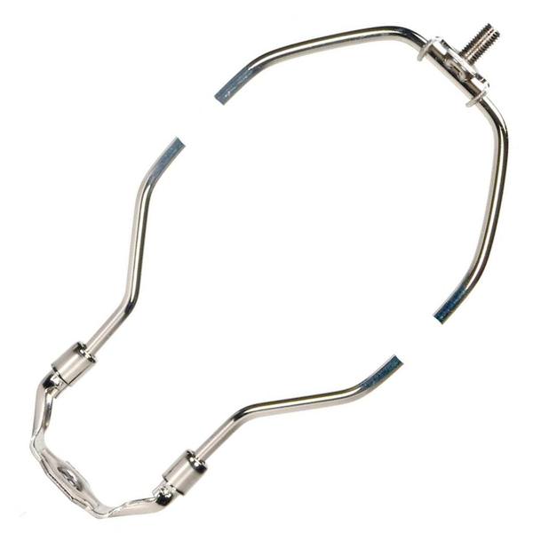 8.5" 1/4-27 Thread - Polished Nickel Steel Heavy Duty Harp