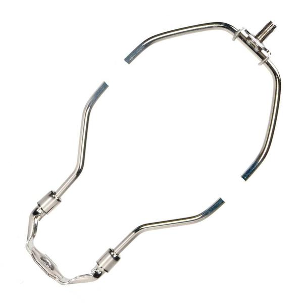 9.5" 1/4-27 Thread Polished Nickel Steel Heavy Duty Harp