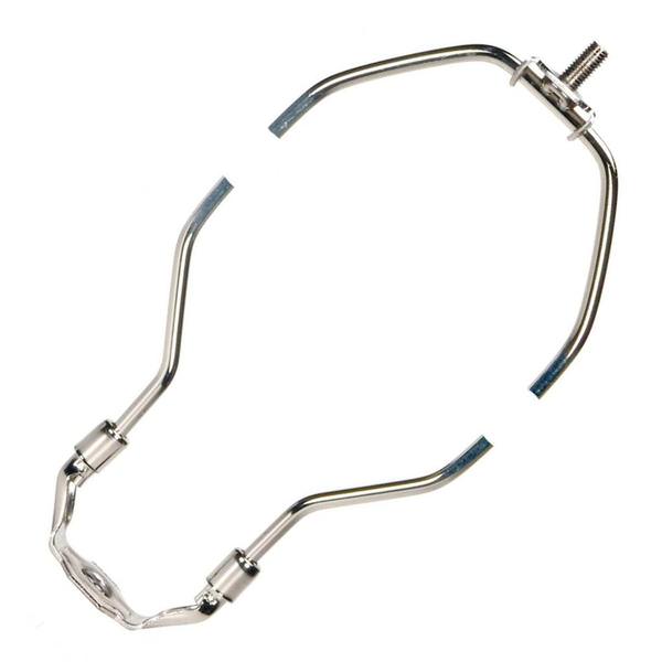 12.5" 1/4-27 Thread Polished Nickel Steel Heavy Duty Harp