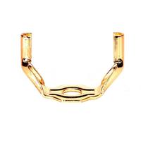 Satco 2.3" Brass Plated Steel Heavy Duty Saddle