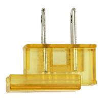 Satco 125 volt Polarized Gold Slide Plug