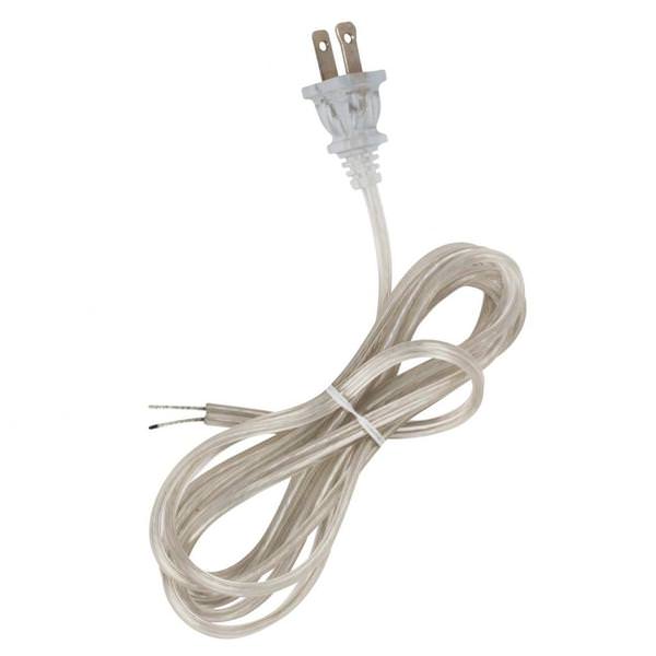 8' Molded Full Tinned Silver Cord Set