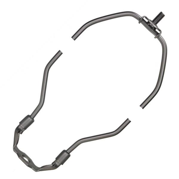 7.5" 1/8 IP Heavy Duty Dark Antique Brass Lamp Harp