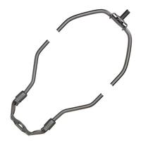 Satco 7.5" 1/8 IP Heavy Duty Dark Antique Brass Lamp Harp