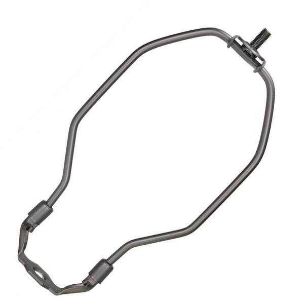 7" 1/8 IP Light Duty Dark Antique Brass Steel Lamp Harp