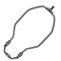 Satco 7" 1/8 IP Light Duty Dark Antique Brass Steel Lamp Harp