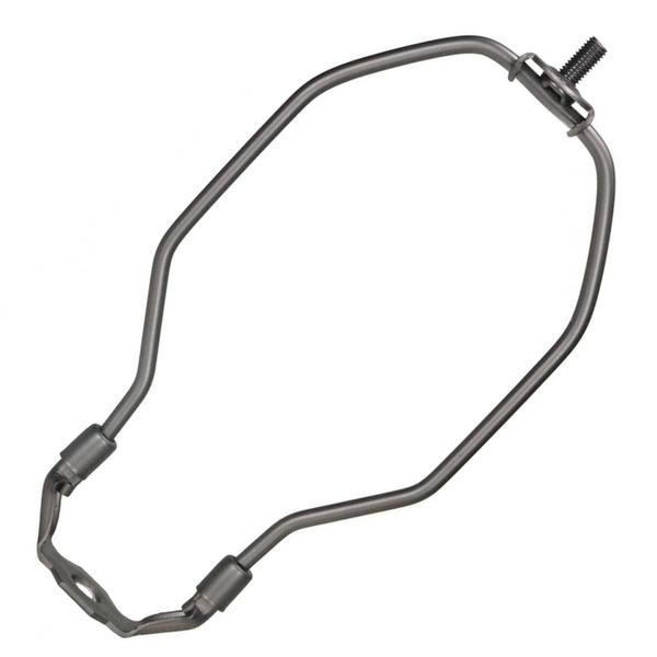 7" 1/8 IP Heavy Duty Dark Antique Brass Lamp Harp