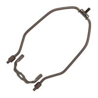 Satco 8" Heavy Duty 1/8 IP Dark Antique Brass Lamp Harp