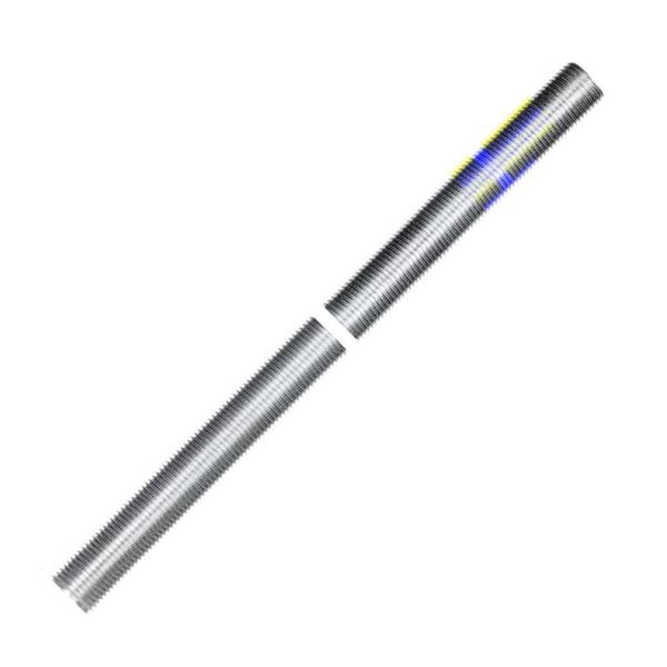 11" 1/8 IP Zinc Plated Silver Steel Nipple
