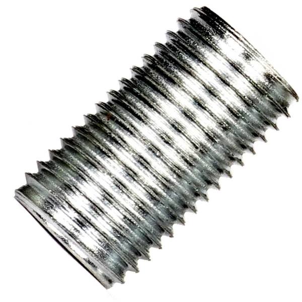 0.9" 1/4 IP Zinc Plated Silver Steel Nipple