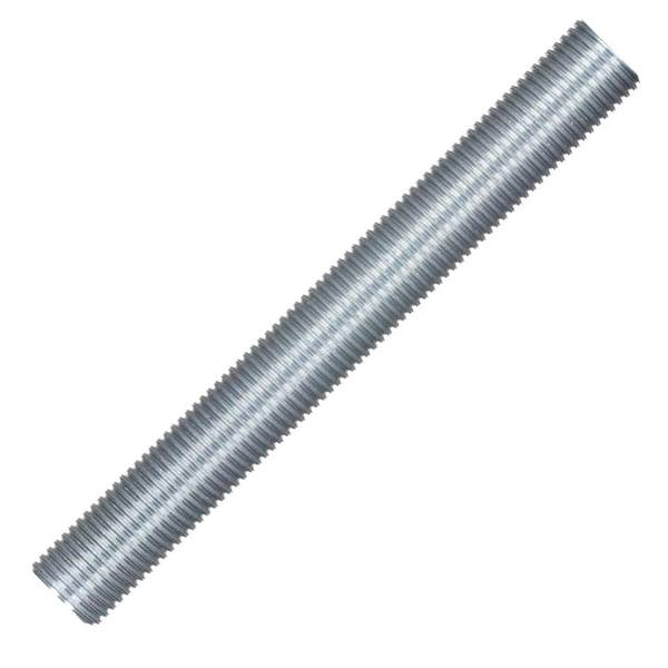 5.5" 1/4 IP Zinc Plated Silver Steel Nipple