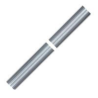 Satco 24" 1/4 IP Zinc Plated Silver Steel Nipple