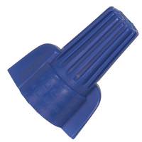 Satco Blue Wing Nut Wire Connector With Spring Inserts 