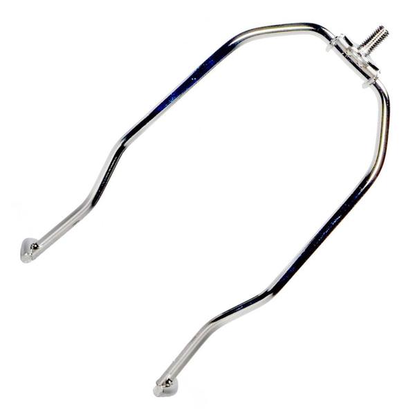6" Heavy Duty Polished Nickel Steel Lamp Harp
