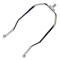 Satco 6" Heavy Duty Polished Nickel Steel Lamp Harp