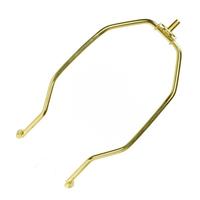 Satco 7" Heavy Duty Polished Brass Steel Lamp Harp 
