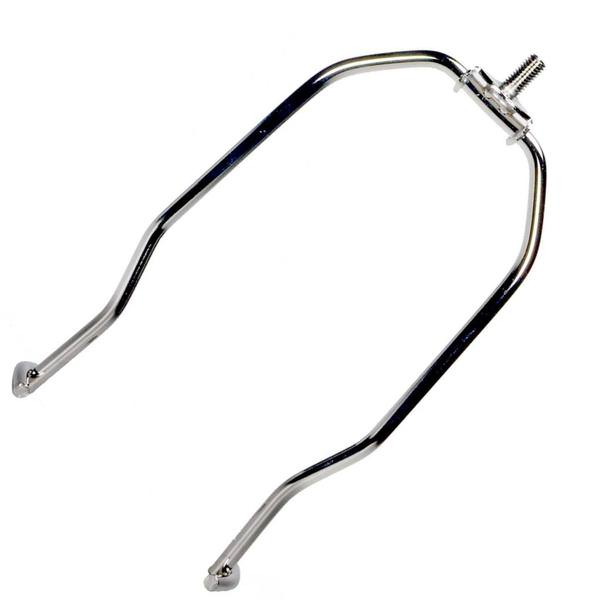 7" Heavy Duty  Polished Nickel Steel Lamp Harp