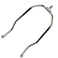 Satco 7" Heavy Duty  Polished Nickel Steel Lamp Harp