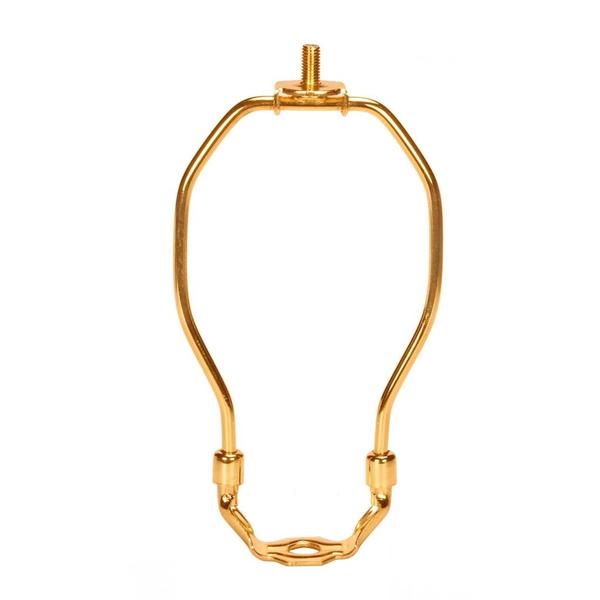 8" Polished Brass Heavy Duty Cup Heart