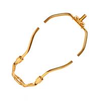 Satco 9" Heavy Duty Polished Brass Steel Lamp Harp