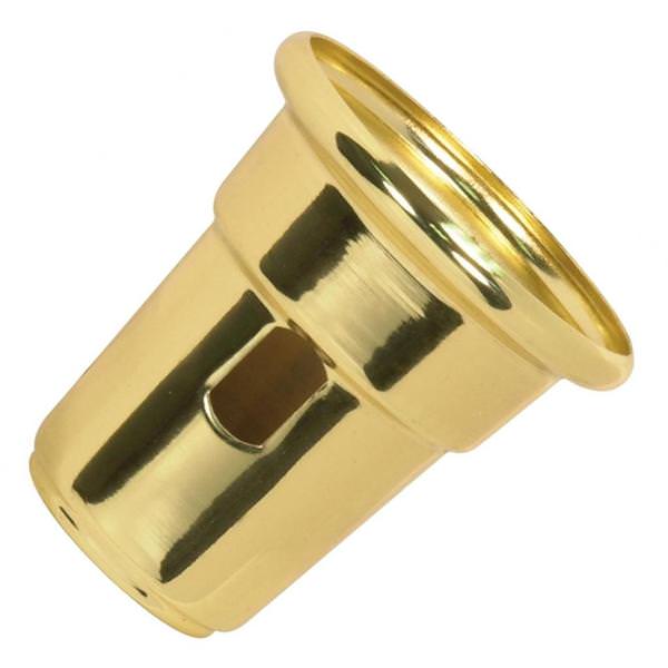 9" Heavy Duty Polished Nickel Steel Lamp Harp