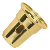 Satco 9" Heavy Duty Polished Nickel Steel Lamp Harp