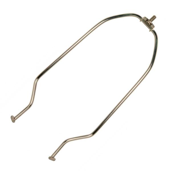 10" Heavy Duty Polished Nickel Steel Lamp Harp